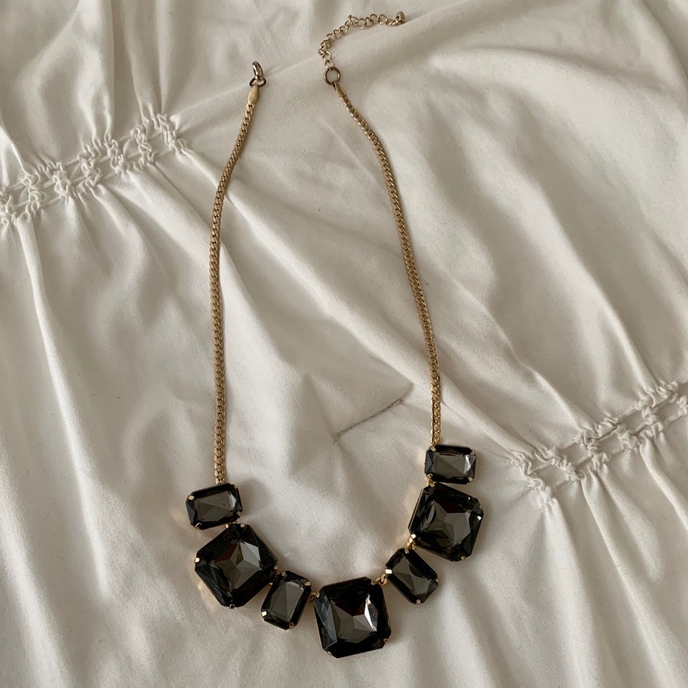 Cute gold statement necklace